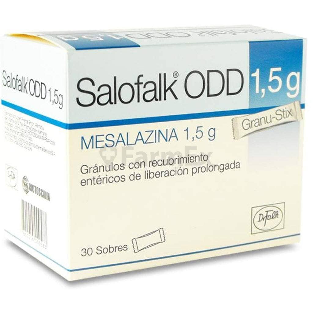 Salofalk ODD 1,5 g x 30 sobres Farmex-BanMedica-Persistente